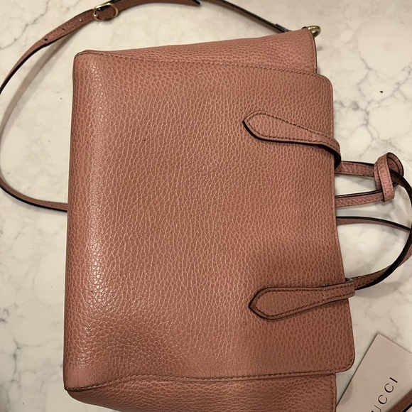 GUCCI Swing Pink Mini Tote Crossbody - Picture 2 of 14